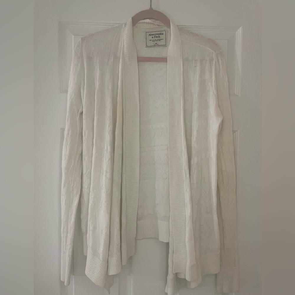 Abercrombie & Fitch Aztec Print Open Front Cardigan